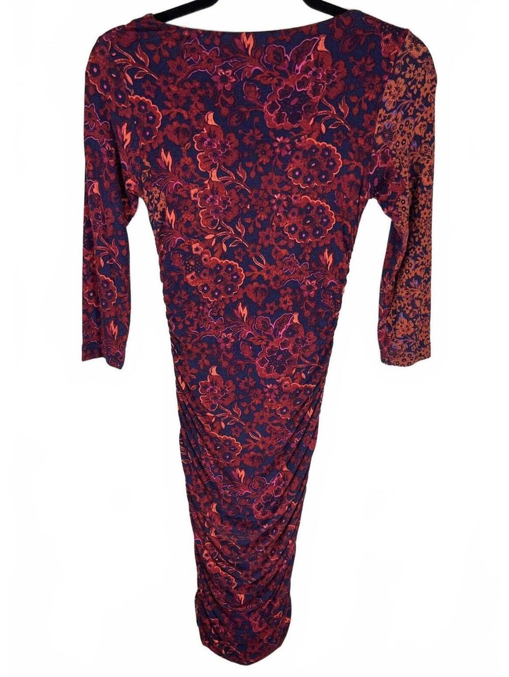 Moulinette Soeurs Anthropologie Begonia Ruched Dress Whimsigoth Romantic XXS - Picture 3 of 5